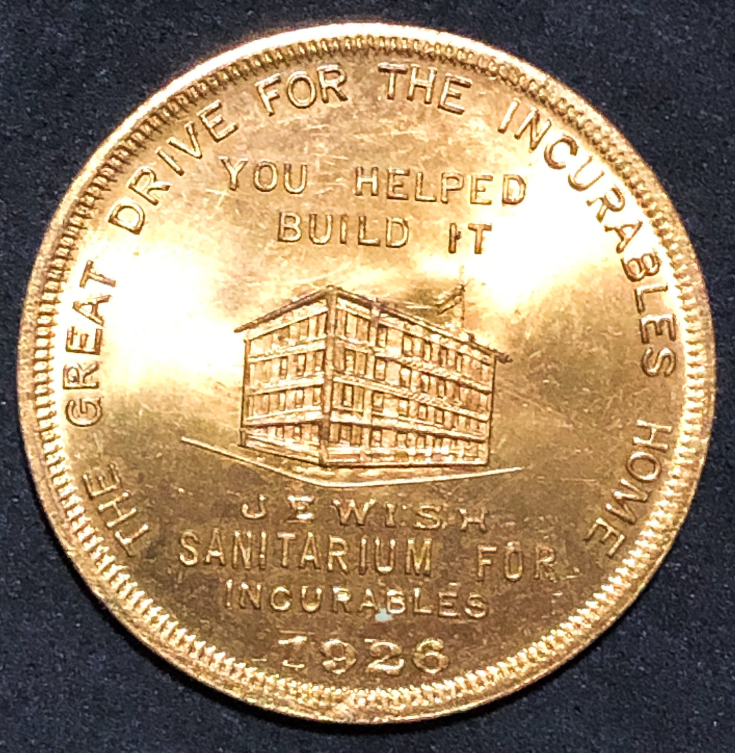 Donation token - Sanitarium - USA - 1926. - 1 1