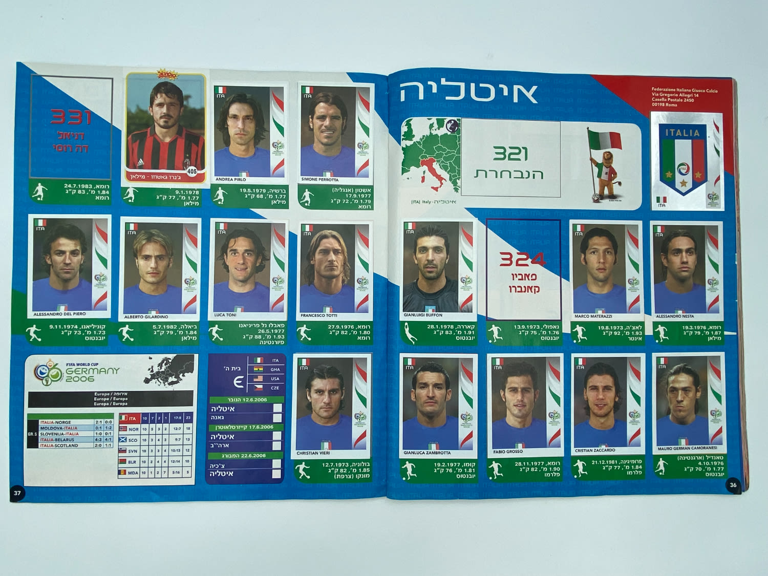 אלבומי מדבקות - אלבום מונדיאל 2006 גרמניה - עברית - הוצאת פניני - 90% מלא - נדיר
סוּפרגוֹל הוא שמו של ... - 1 27