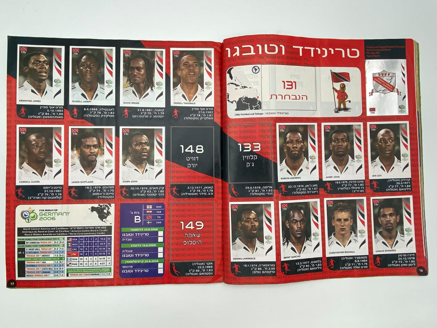 אלבומי מדבקות - אלבום מונדיאל 2006 גרמניה - עברית - הוצאת פניני - 90% מלא - נדיר
סוּפרגוֹל הוא שמו של ... - 1 12