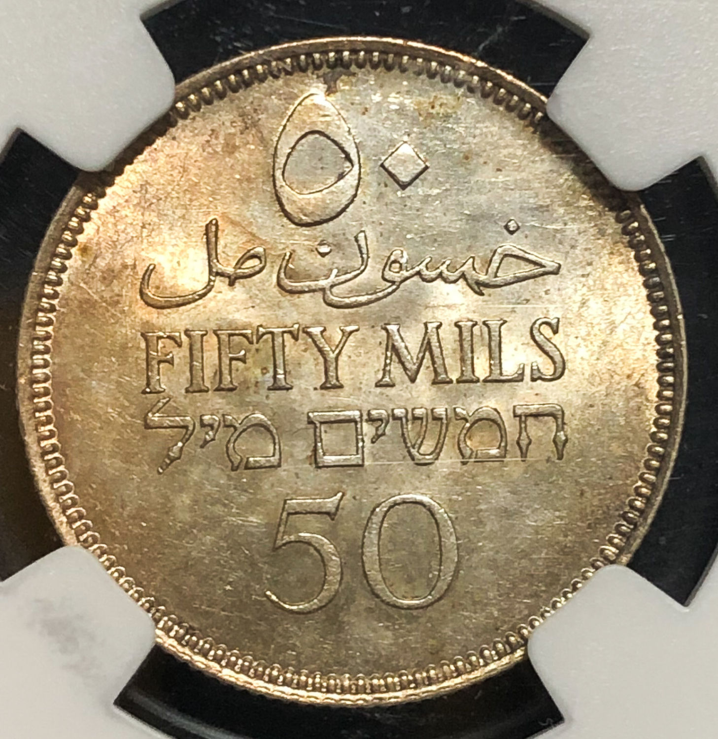 Palestine - 50 Mils 1931 - NGC 62. - 1 1