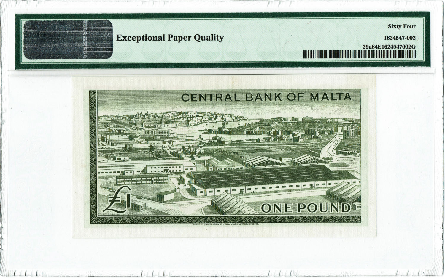 Malta - 1 Pound 1967 - PMG 64 EPQ. - 1 1