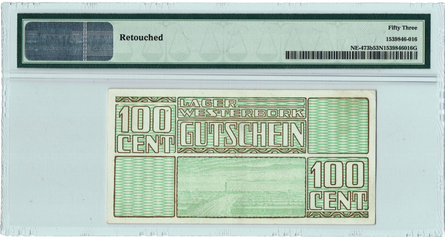 Netherlands - 10, 25, 50, 100 cents 1944 - Westerbork camp - 1 8