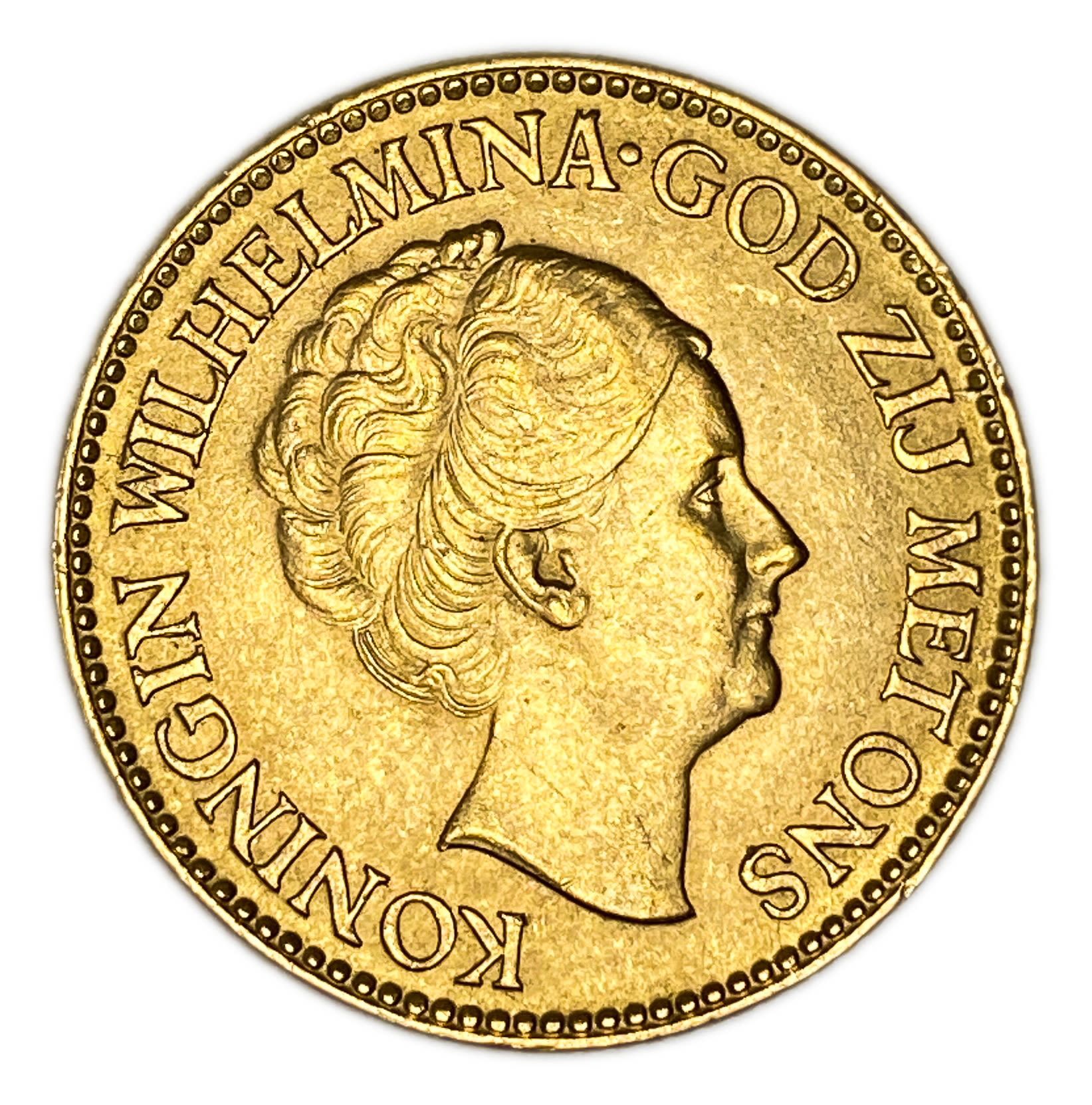 Netherlands – 10 Gulden 1912 – Wilhemina – Gold 900, 6.72g, 22.5mm - 1 1