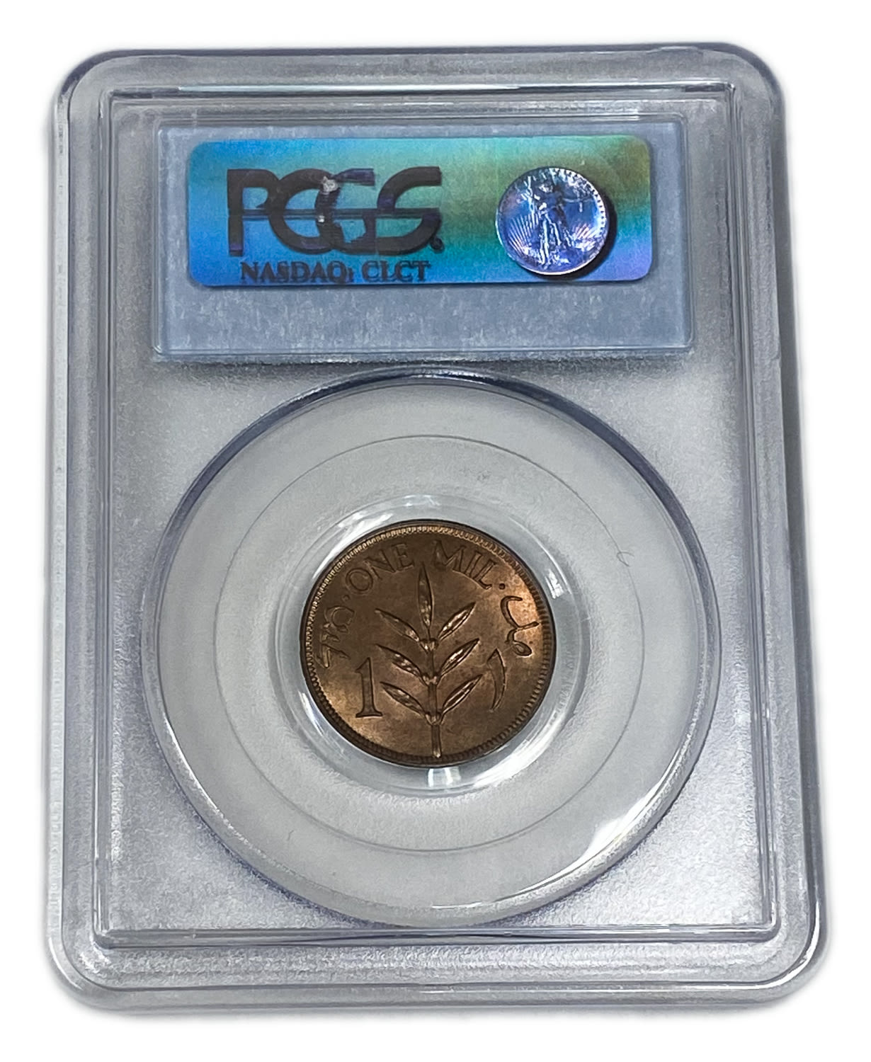 Palestine - 1 Mil 1939 - PCGS MS 65 RB - 1 3
