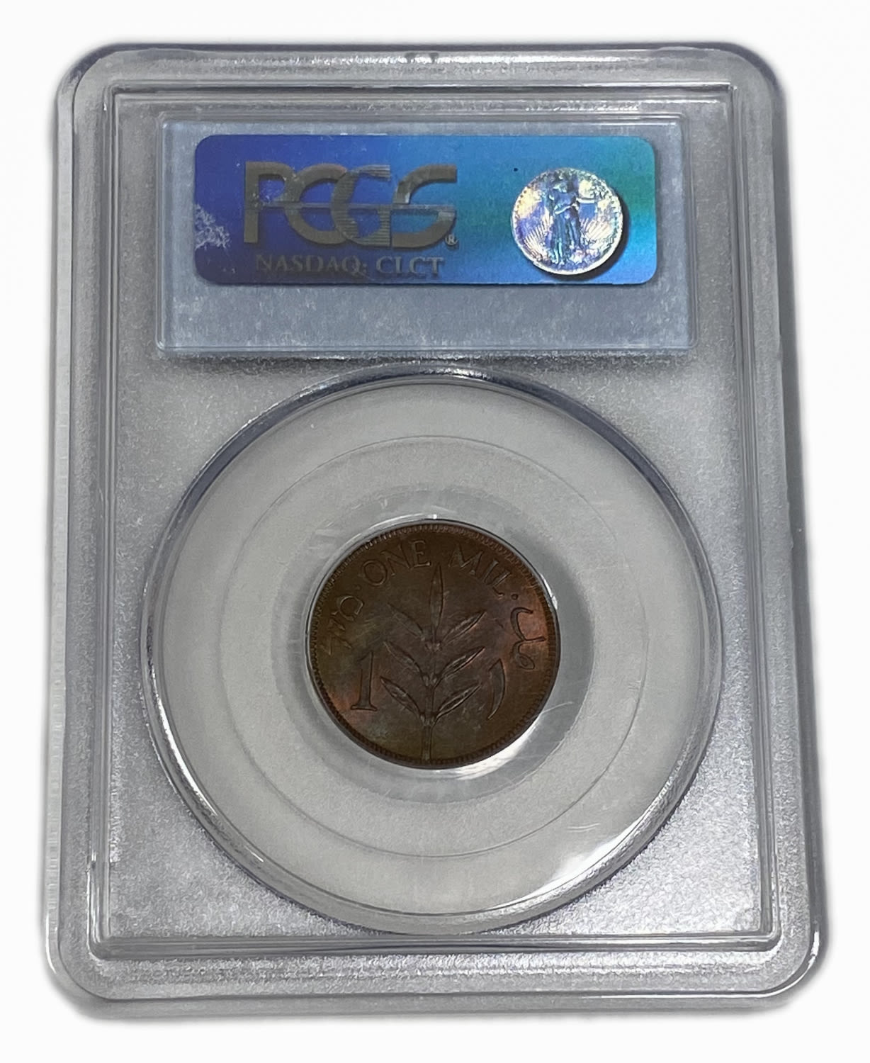 Palestine – 1 Mil 1943 – PCGS MS 65 BN – UNC - 1 3