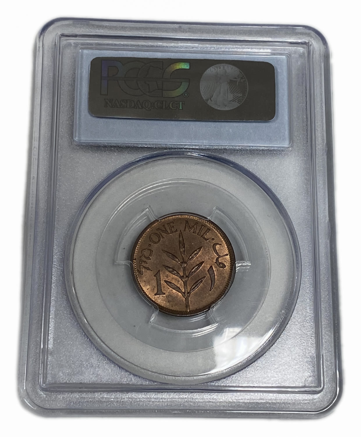 Palestine – 1 Mil 1946 – PCGS MS 65 RB - 1 3