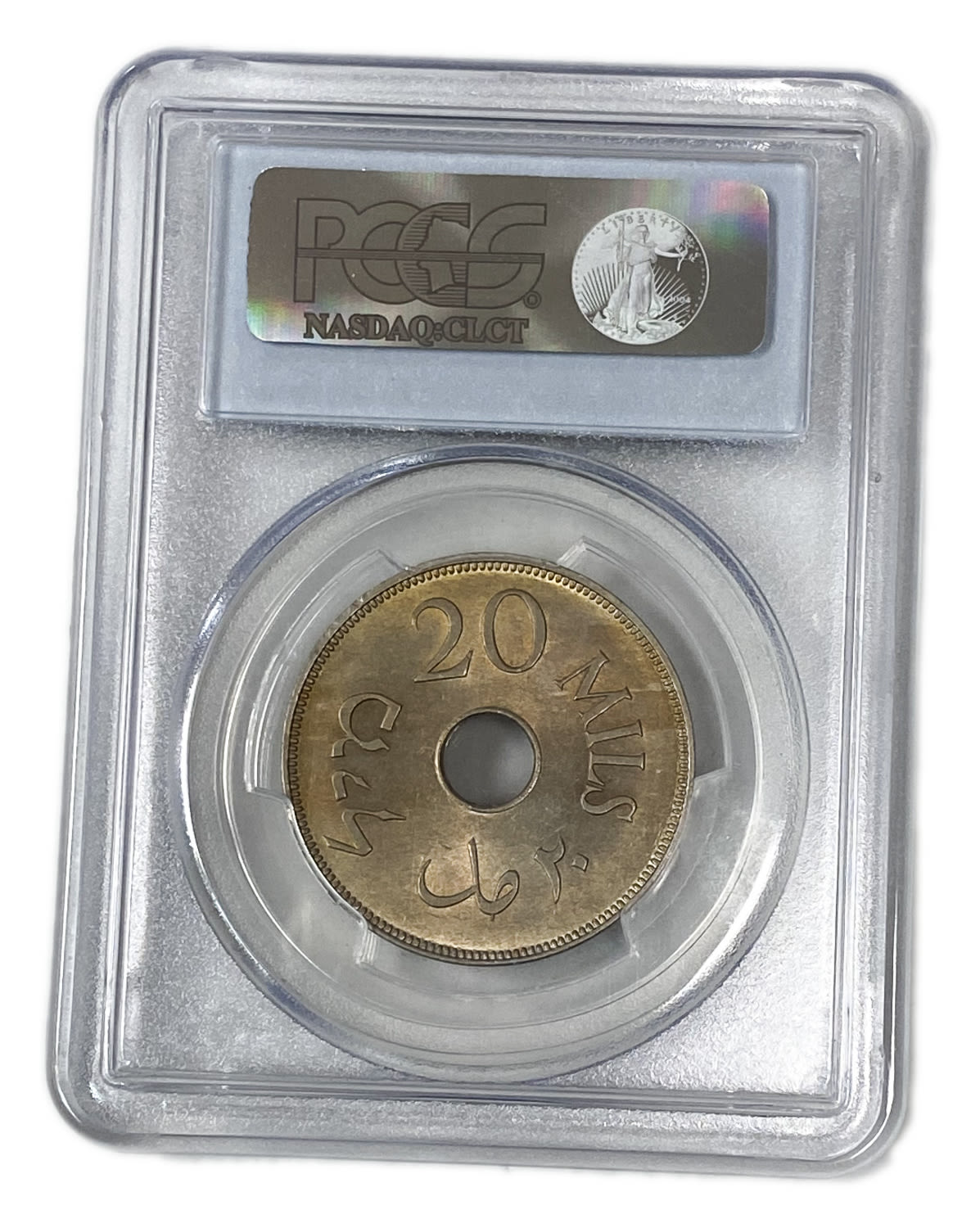 Palestine – 20 Mils 1934 – PCGS MS 64 – Very Rare - 1 3