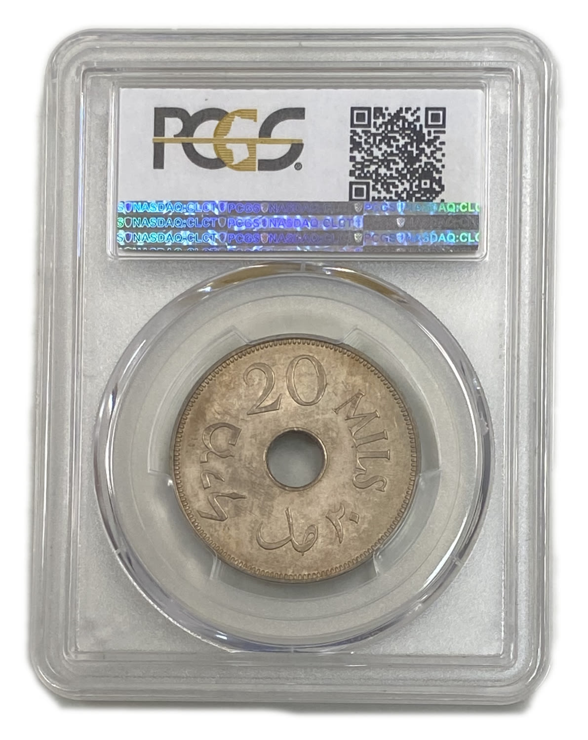 Palestine – 20 Mils 1934 – PCGS MS 63 - Very Rare - 1 3
