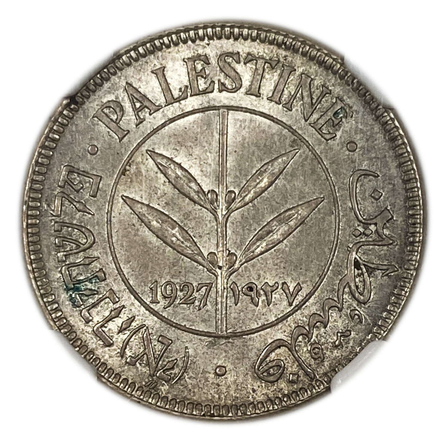 Palestine – 50 Mils 1927 – NGC MS 65 - 1 0