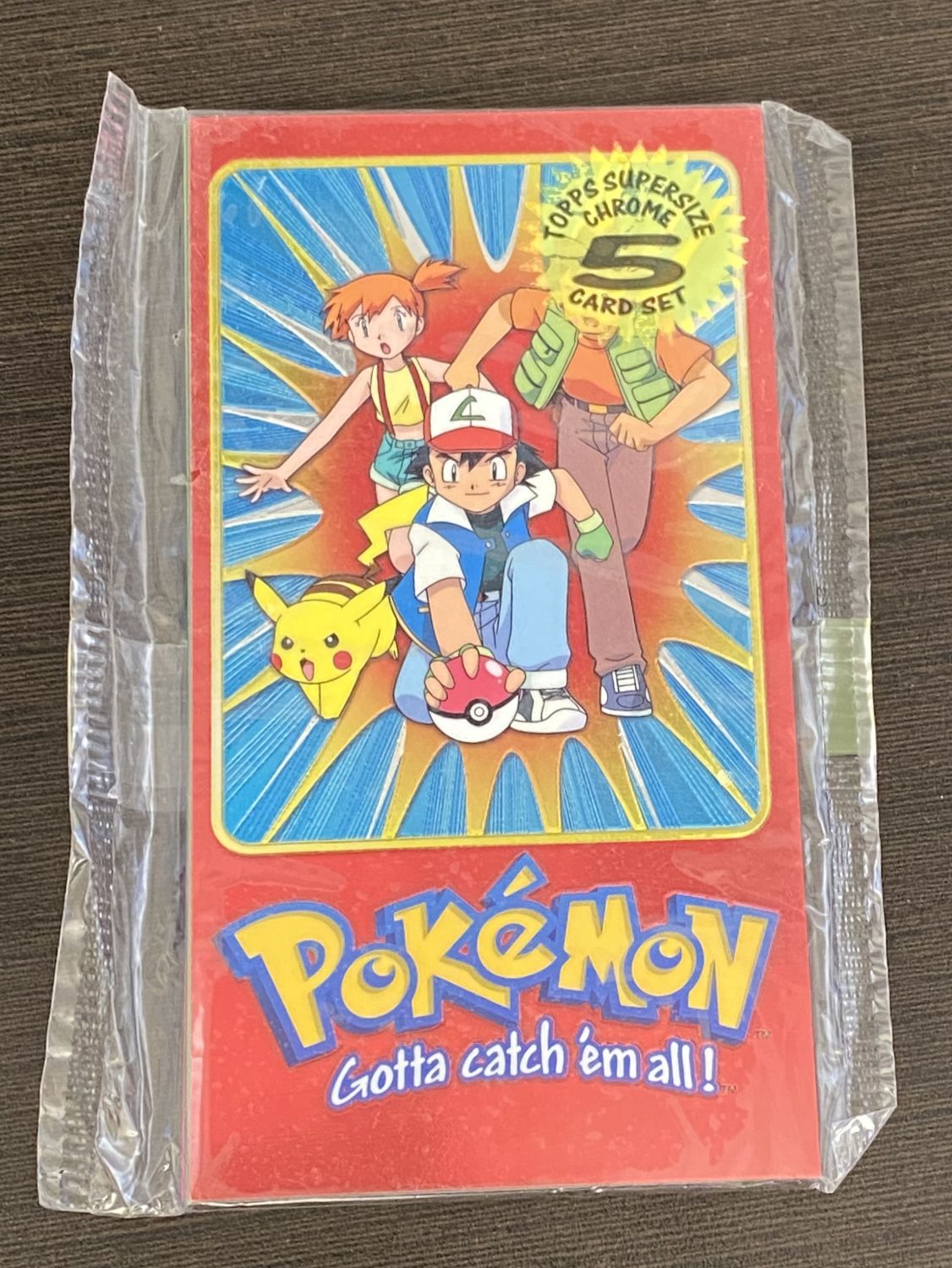 קלפי איסוף - מעטפה סגורה של Pokemon topps, הסוג הגדול, סט של 5
פוקימון (באנגלית: Pokémon, ביפנית: ... - 1 0