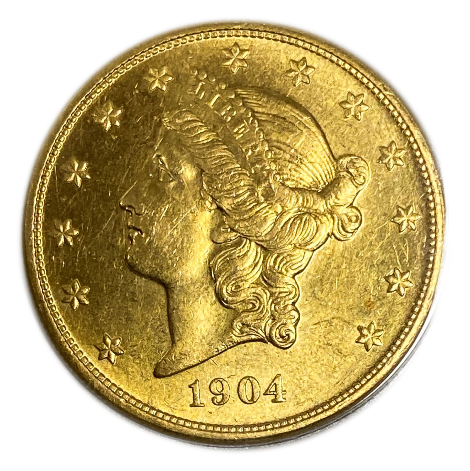 USA – 20 Dollars 1904 – Liberty Head – Double Eagle – Gold 900, 33.41g, 34mm - 1 0