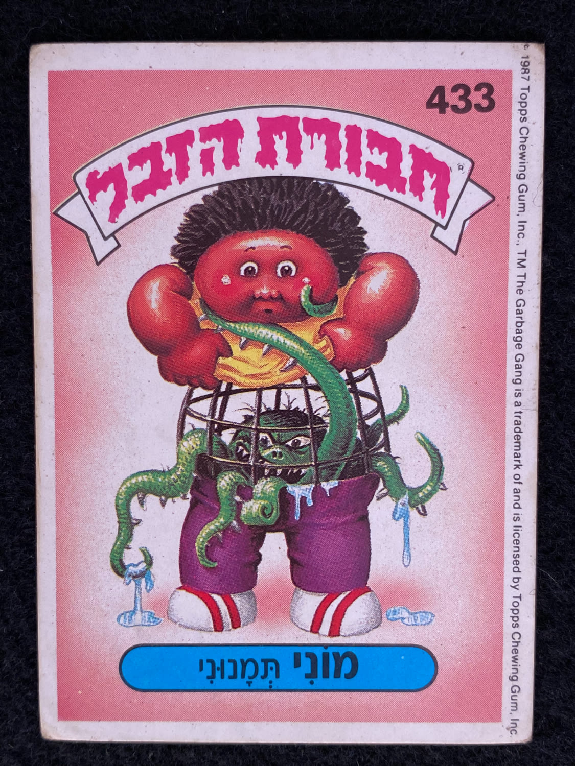 מדבקות לאלבומים - מדבקת חבורת הזבל - מדבקה מס' 433 - 1 0