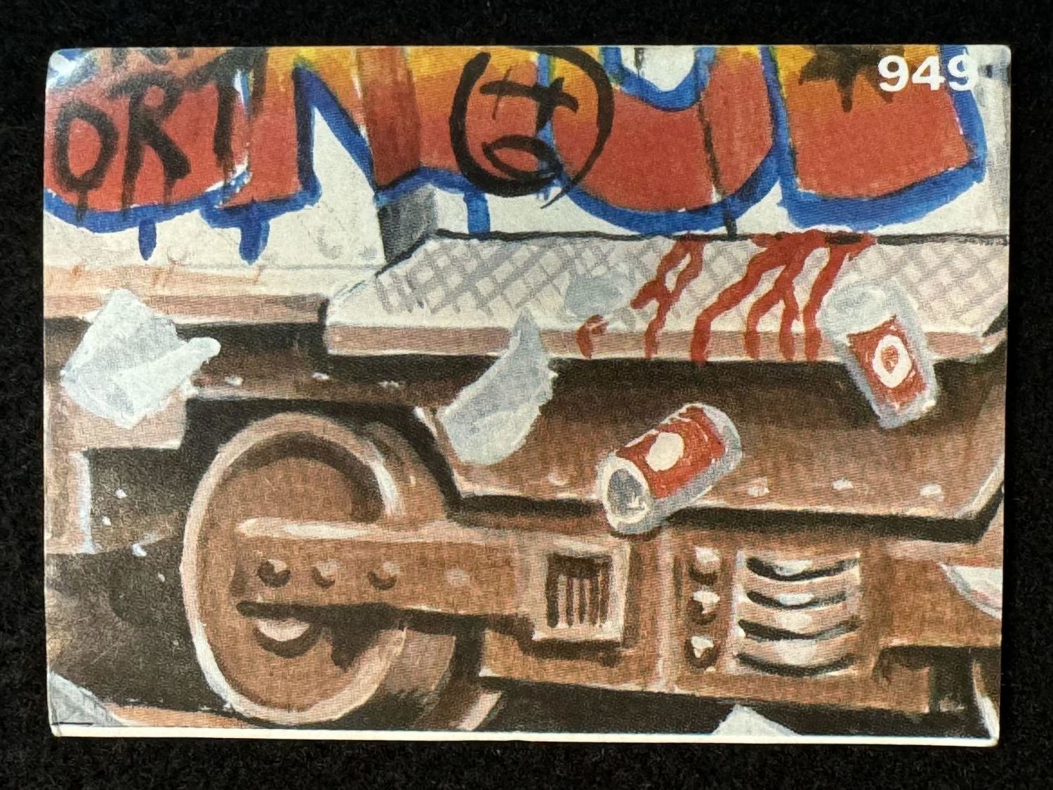 מדבקות לאלבומים - מדבקת חבורת הזבל - מדבקה מס' 949 - 1 0