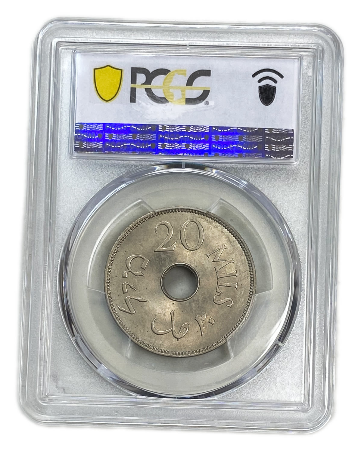 Palestine - 20 Mils 1935 - PCGS MS 64 - Rare in this high level - 1 3