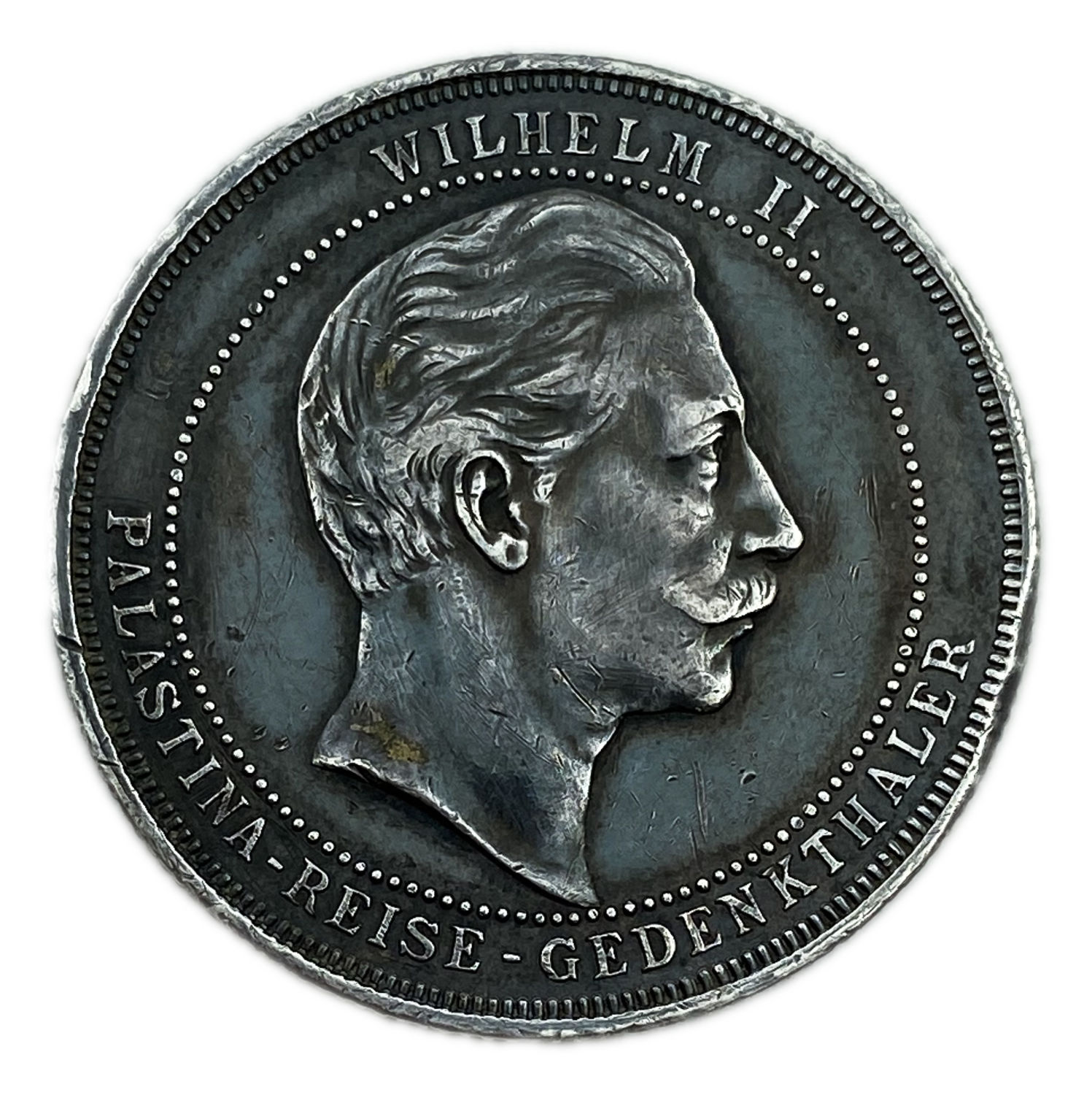Palestine - Medal commemorating the visit of the German Emperor, Wilhelm II to the Land of Israel in 1898 - 1 0