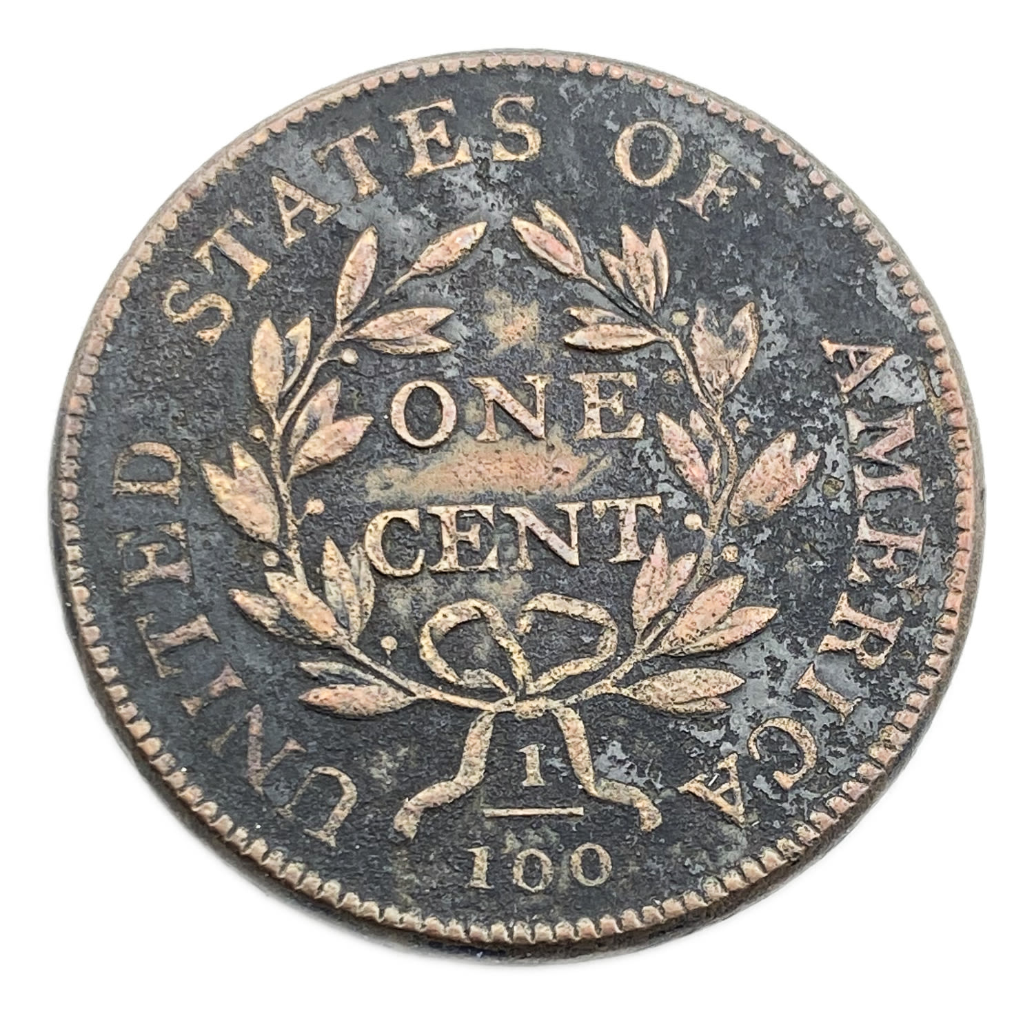 USA - 1 Cent 1802 - "Draped Bust Cent" - F-VF - 1 1