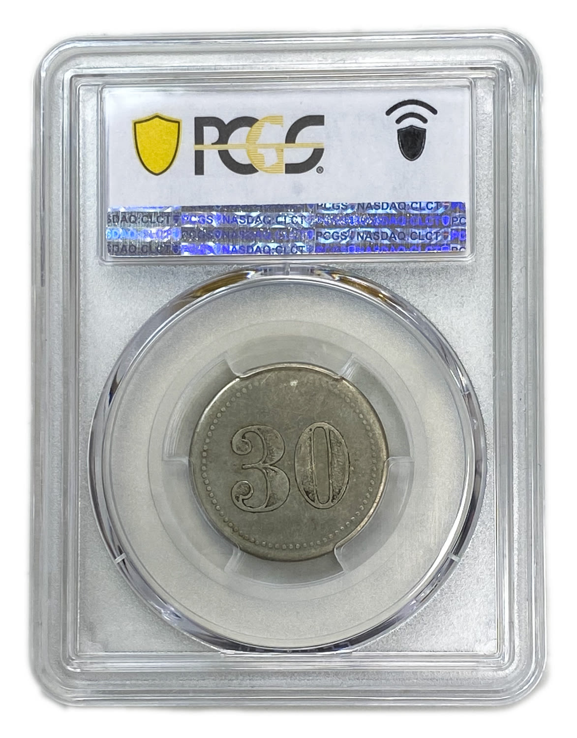 Palestine - Cafe werner token - 30 MIls, bronze, copper-nickel - PCGS AU 53 - Rare - 1 3