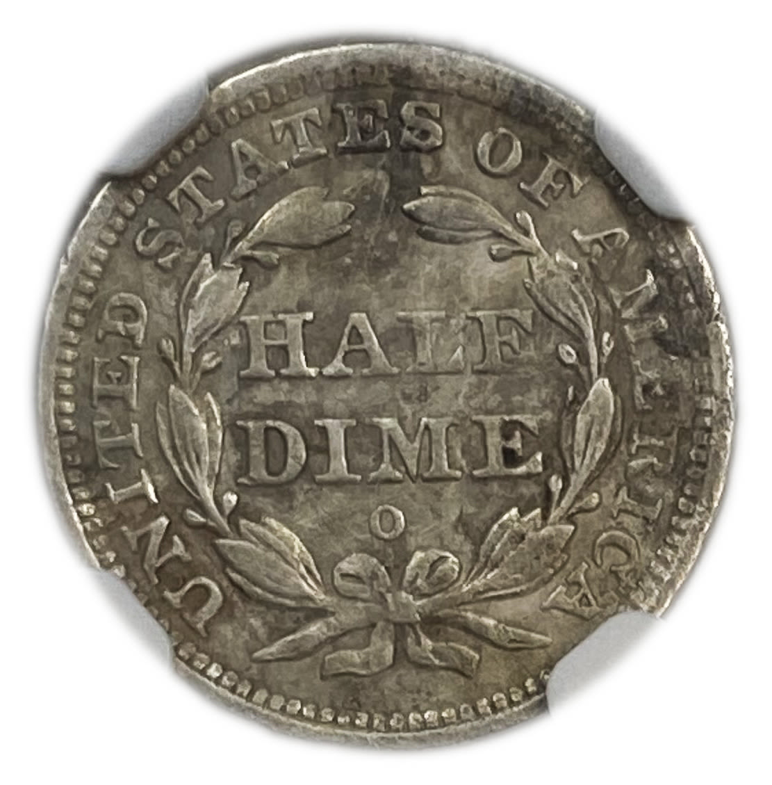 USA - 1/2 Dime 1842 "O" - "Seated Liberty Half Dime" with stars, no arrows - NGC XF DETAILS - 1 1