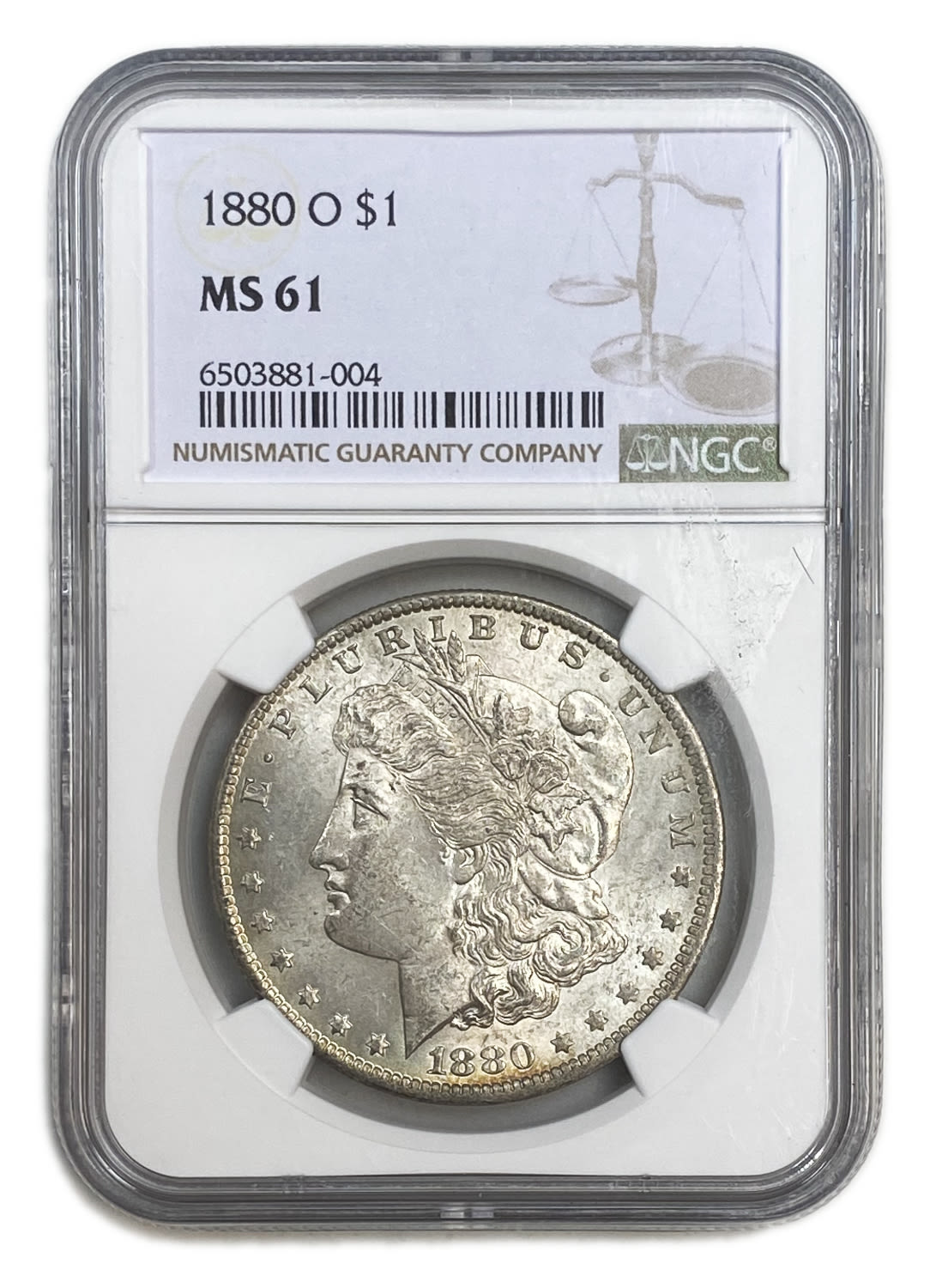 USA - Morgan Dollar 1880-O - NGC MS 61 - 1 2