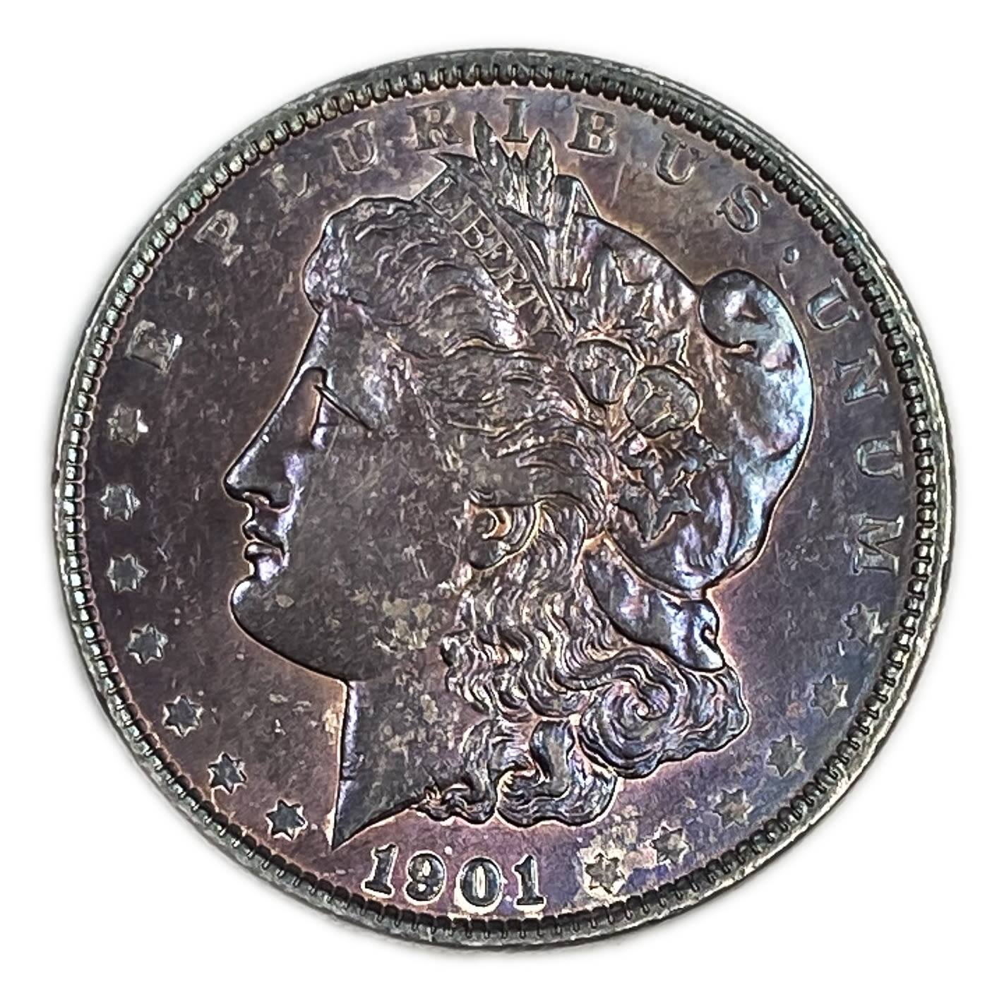 USA - Morgan Dollar 1901 - AU - 1 0