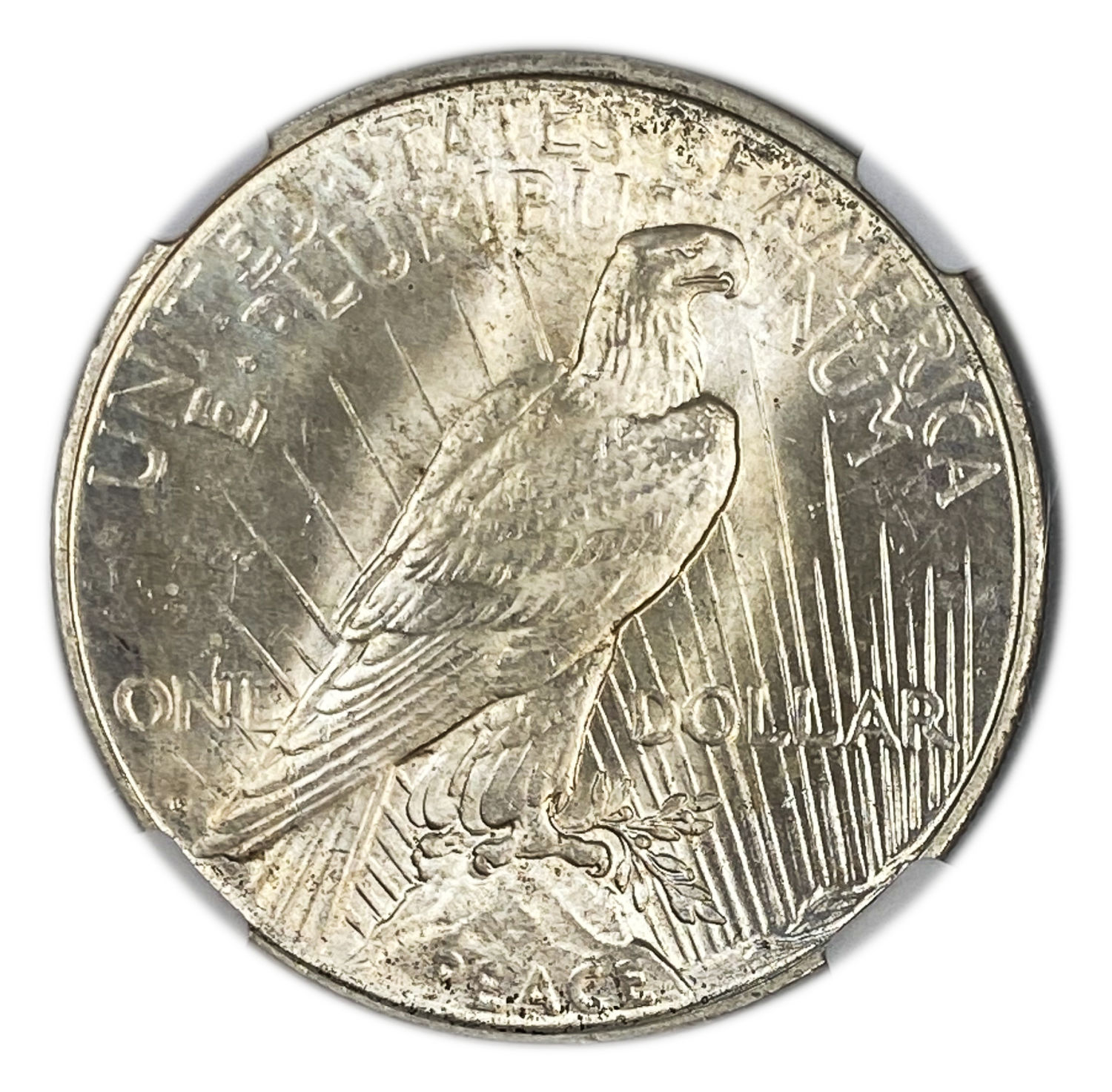 USA - 1 Dollar 1927 "D" - "Peace Dollar" - NGC MS 62 - 1 1