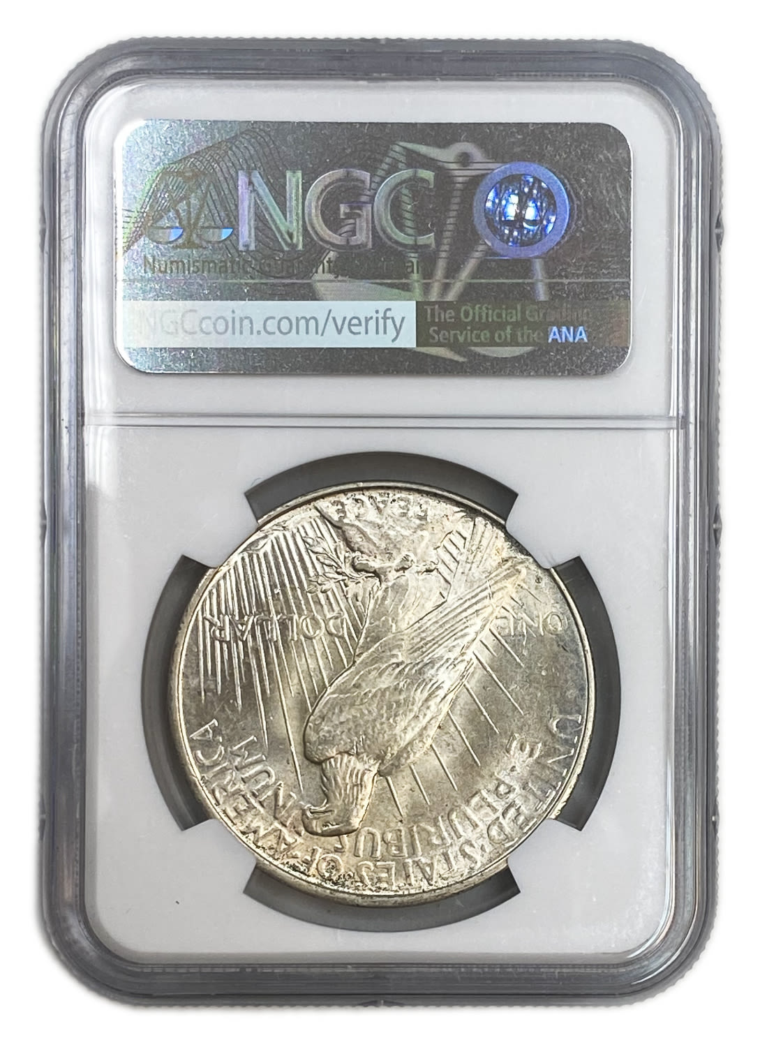 USA - 1 Dollar 1927 "D" - "Peace Dollar" - NGC MS 62 - 1 3