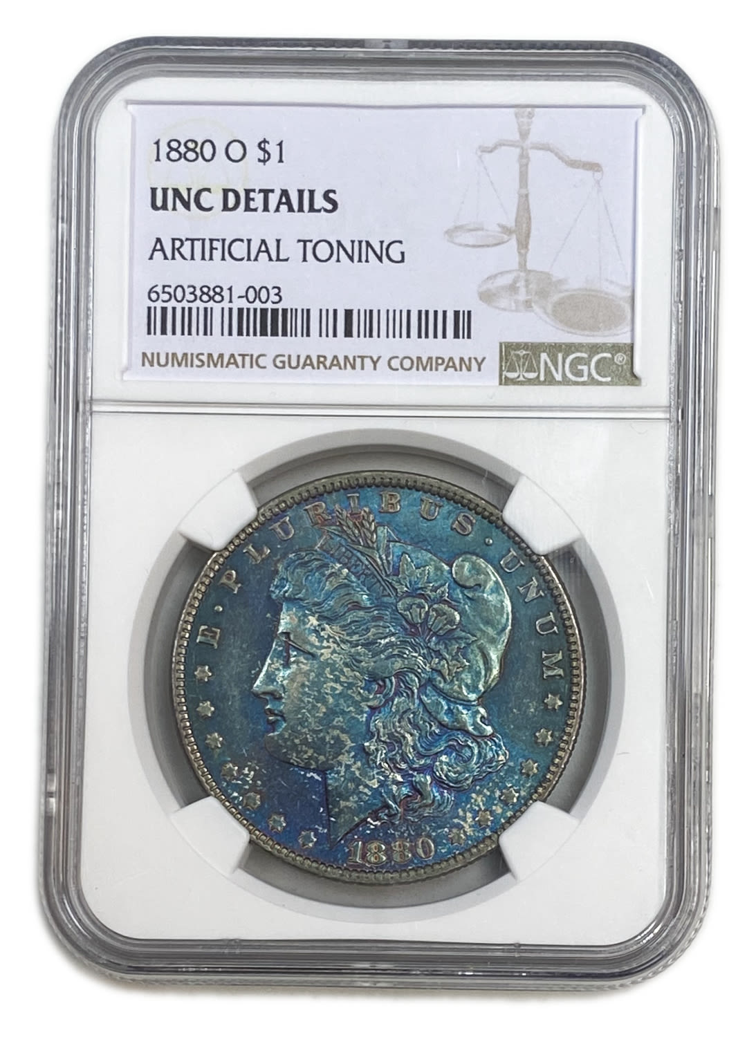 USA - Morgan Dollar 1880-O - NGC UNC DETAILS - 1 2