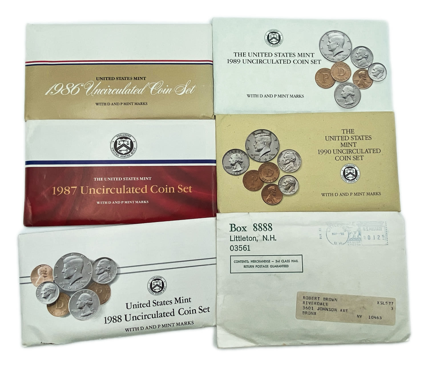 USA - a large collection of 25 United States coin sets - different years, the coindition of the coins in the sets ... - 1 3