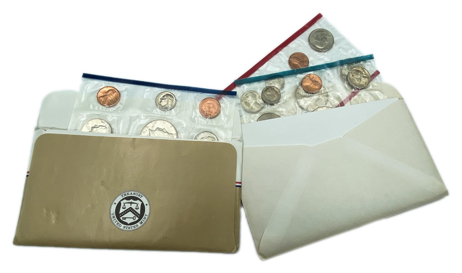 USA - a large collection of 25 United States coin sets - different years, the coindition of the coins in the sets ... - 1 4
