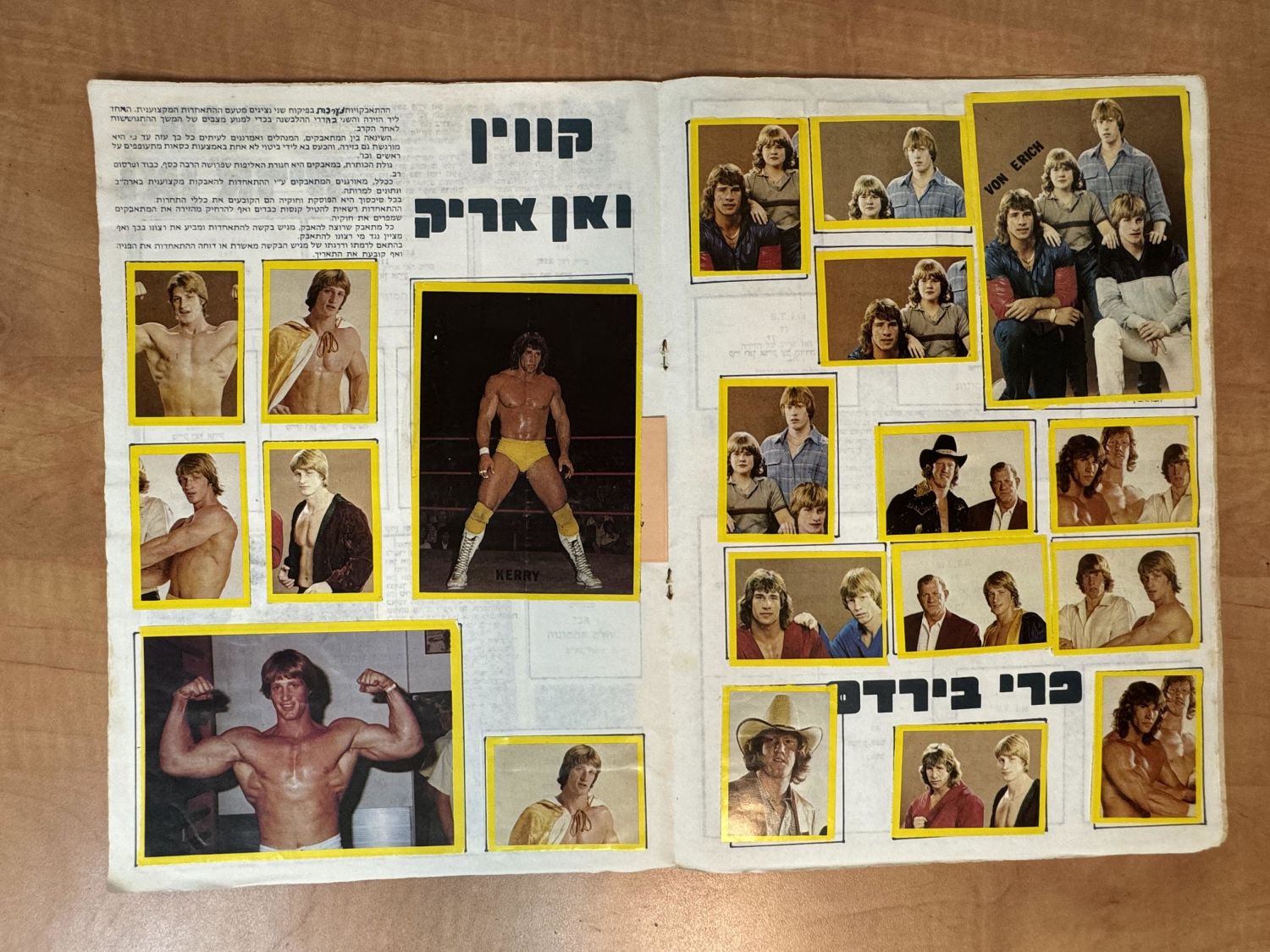 אלבומי מדבוקת - אלבום מדבקות "ואן אריק אלבום אלופי העולם", כמעט מלא (196/200), מצב בינוני- טוב - אלבום לא ... - 1 7