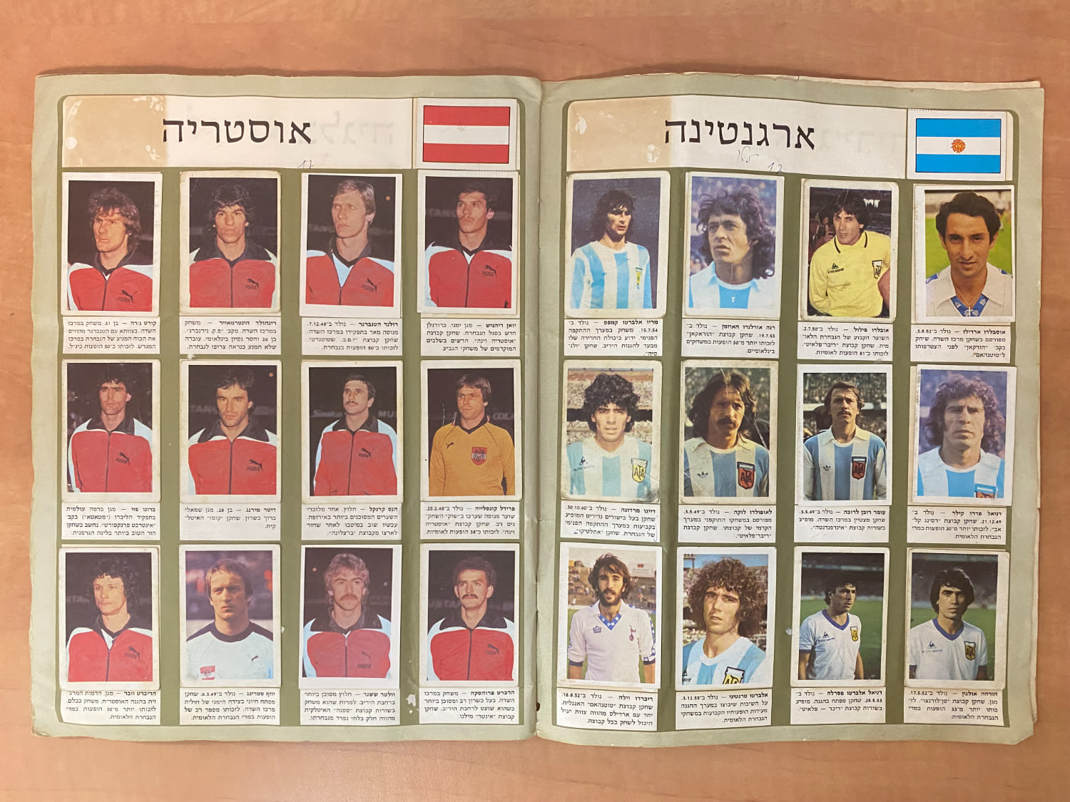 אלבומי מדבקות - אלבום מדבקות "ספרד 82" (מונדיאל 1982) עברית - כמעט מלא, רק 33 חוסרים, מצב ... - 1 7