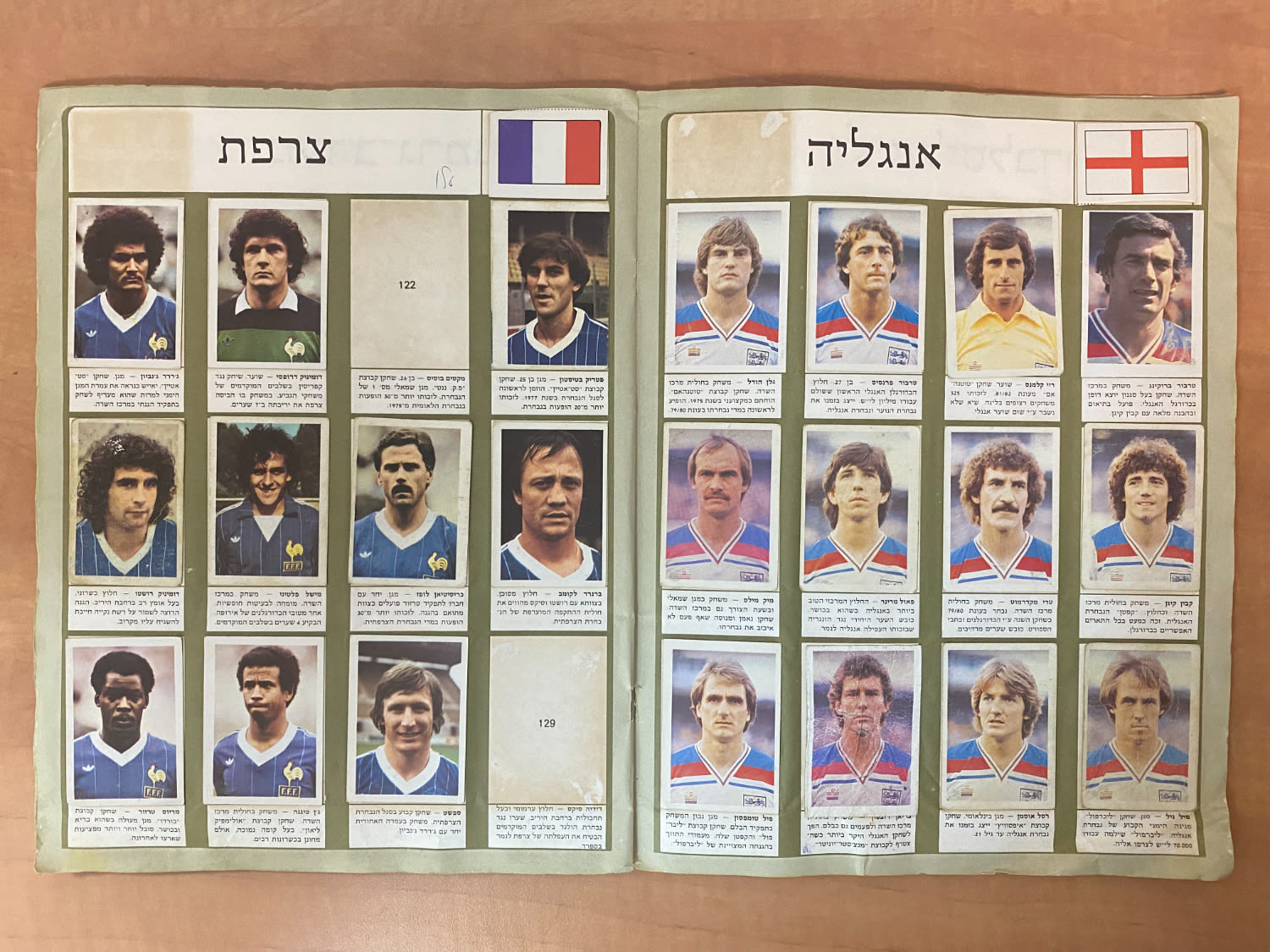אלבומי מדבקות - אלבום מדבקות "ספרד 82" (מונדיאל 1982) עברית - כמעט מלא, רק 33 חוסרים, מצב ... - 1 11