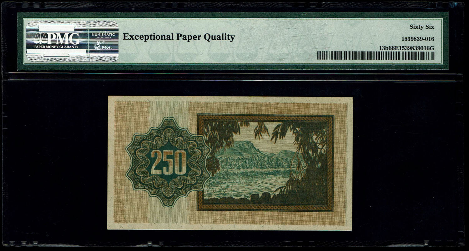 Israel - 250 Prutah 1952 - PMG 66 EPQ - Prefix A - 1 1