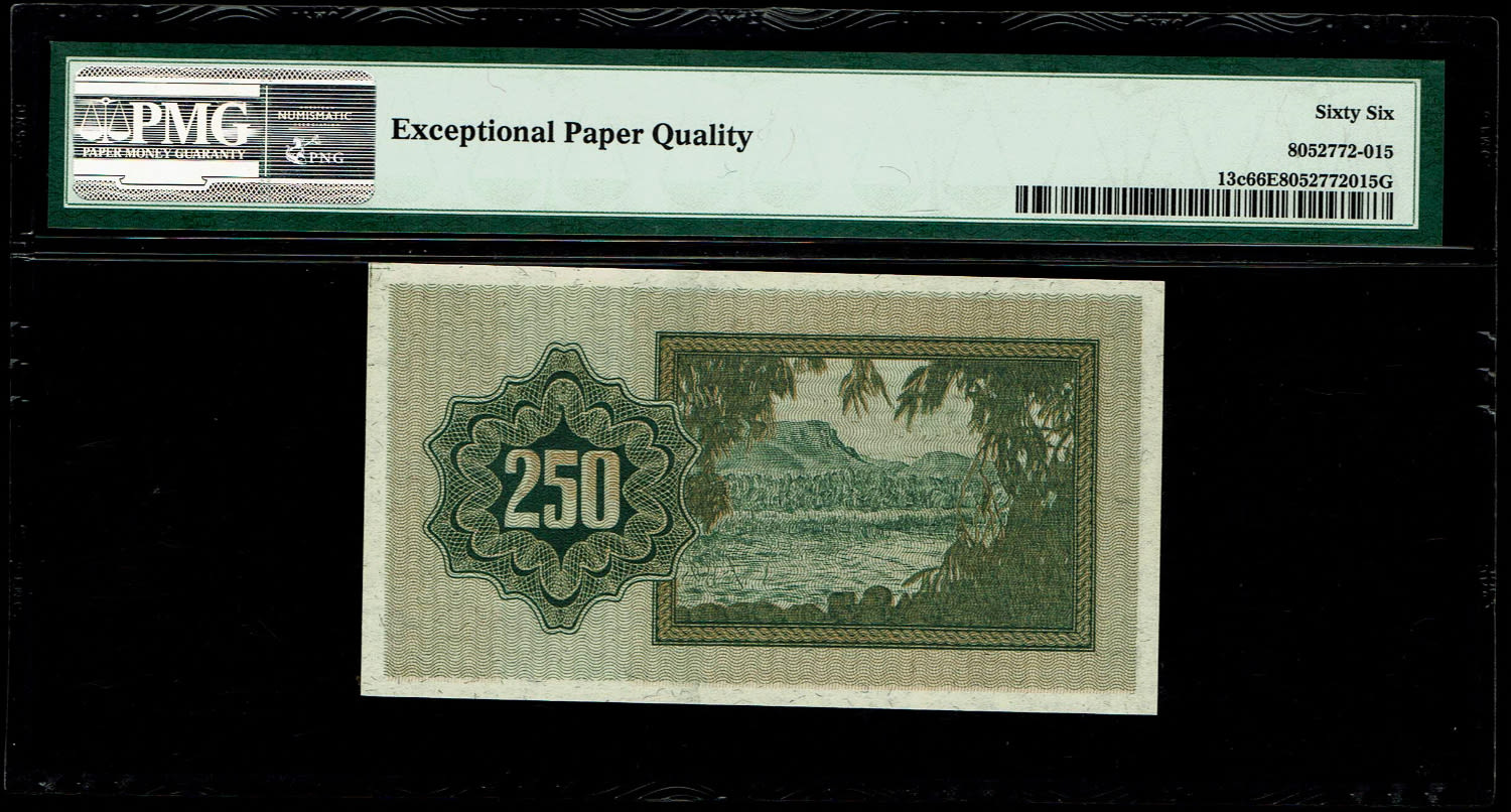 Israel - 250 Prutah 1952 - PMG 66 EPQ - Prefix B - 1 1