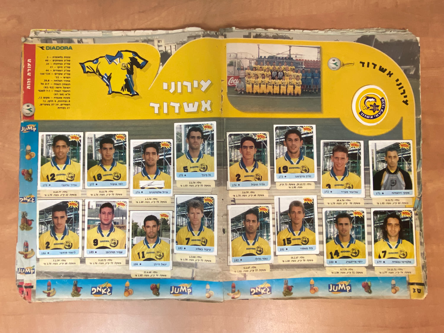 אלבומי מדבקות - אלבום סופרגול 1998-1999, מלא ללא חוסרים, אלבום סופרגול הראשון, קשה מאוד להשגה ומבוקש במיוחד, מצב ... - 1 7