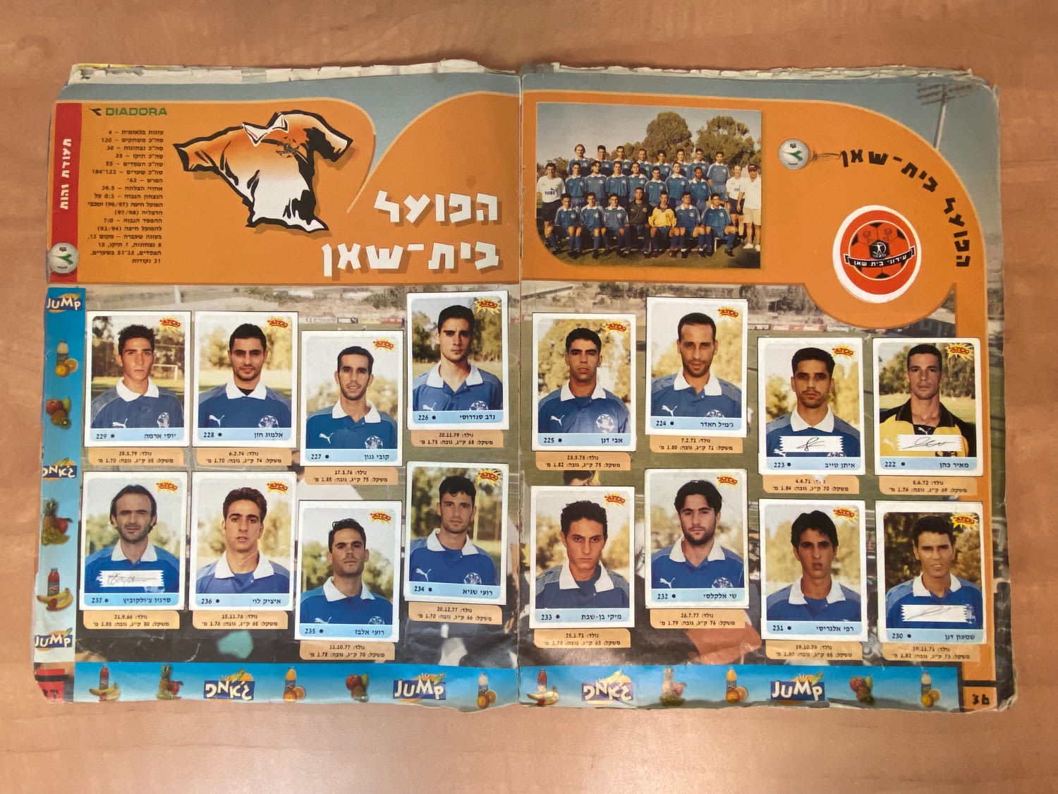 אלבומי מדבקות - אלבום סופרגול 1998-1999, מלא ללא חוסרים, אלבום סופרגול הראשון, קשה מאוד להשגה ומבוקש במיוחד, מצב ... - 1 10
