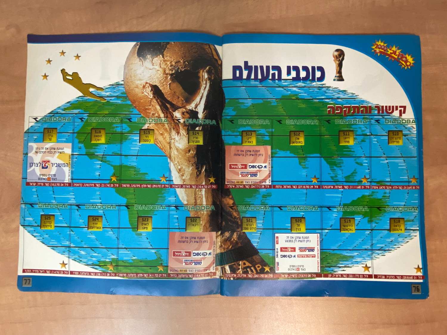 אלבומי מדבקות - אלבום סופרגול 2000, אלבום המילניום - ריק, מצב טוב מאוד
סוּפרגוֹל הוא שמו של אלבום ... - 1 32