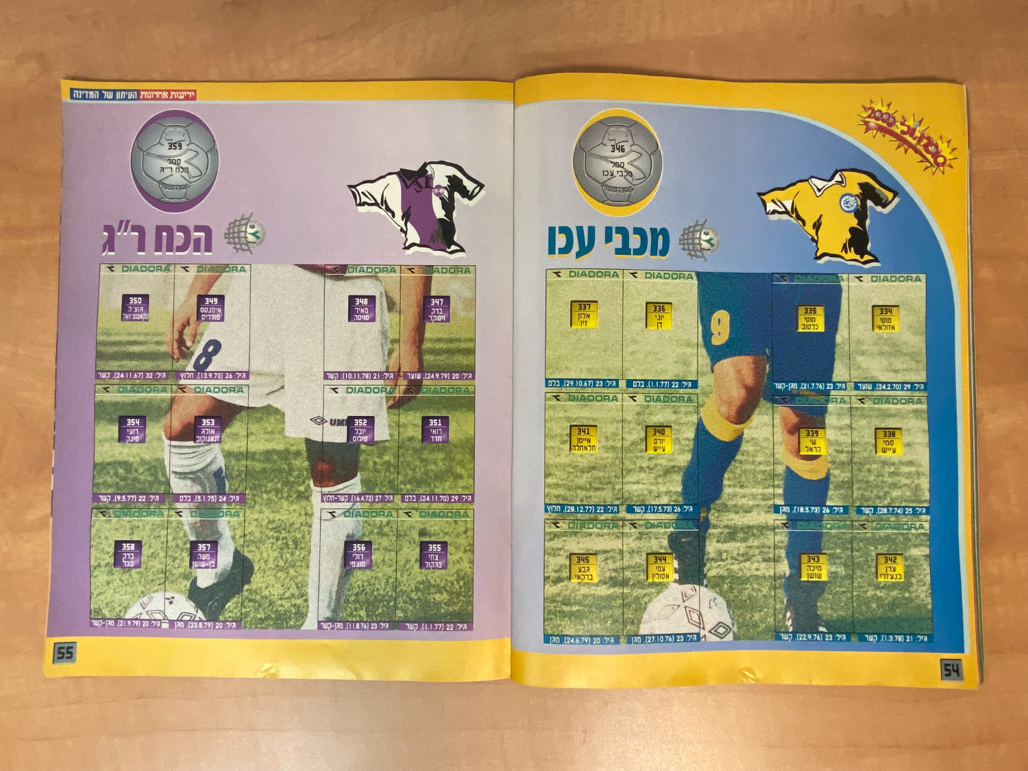 אלבומי מדבקות - אלבום סופרגול 2000, אלבום המילניום - ריק, מצב טוב מאוד
סוּפרגוֹל הוא שמו של אלבום ... - 1 20