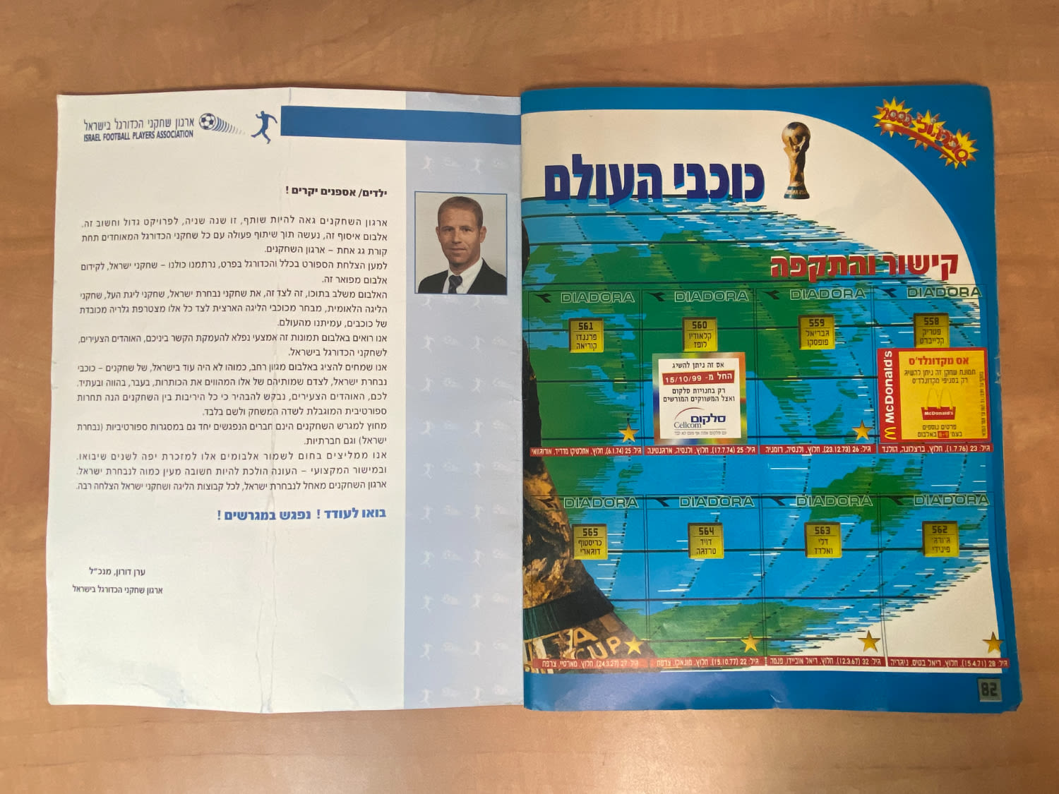 אלבומי מדבקות - אלבום סופרגול 2000, אלבום המילניום - ריק, מצב טוב מאוד
סוּפרגוֹל הוא שמו של אלבום ... - 1 36