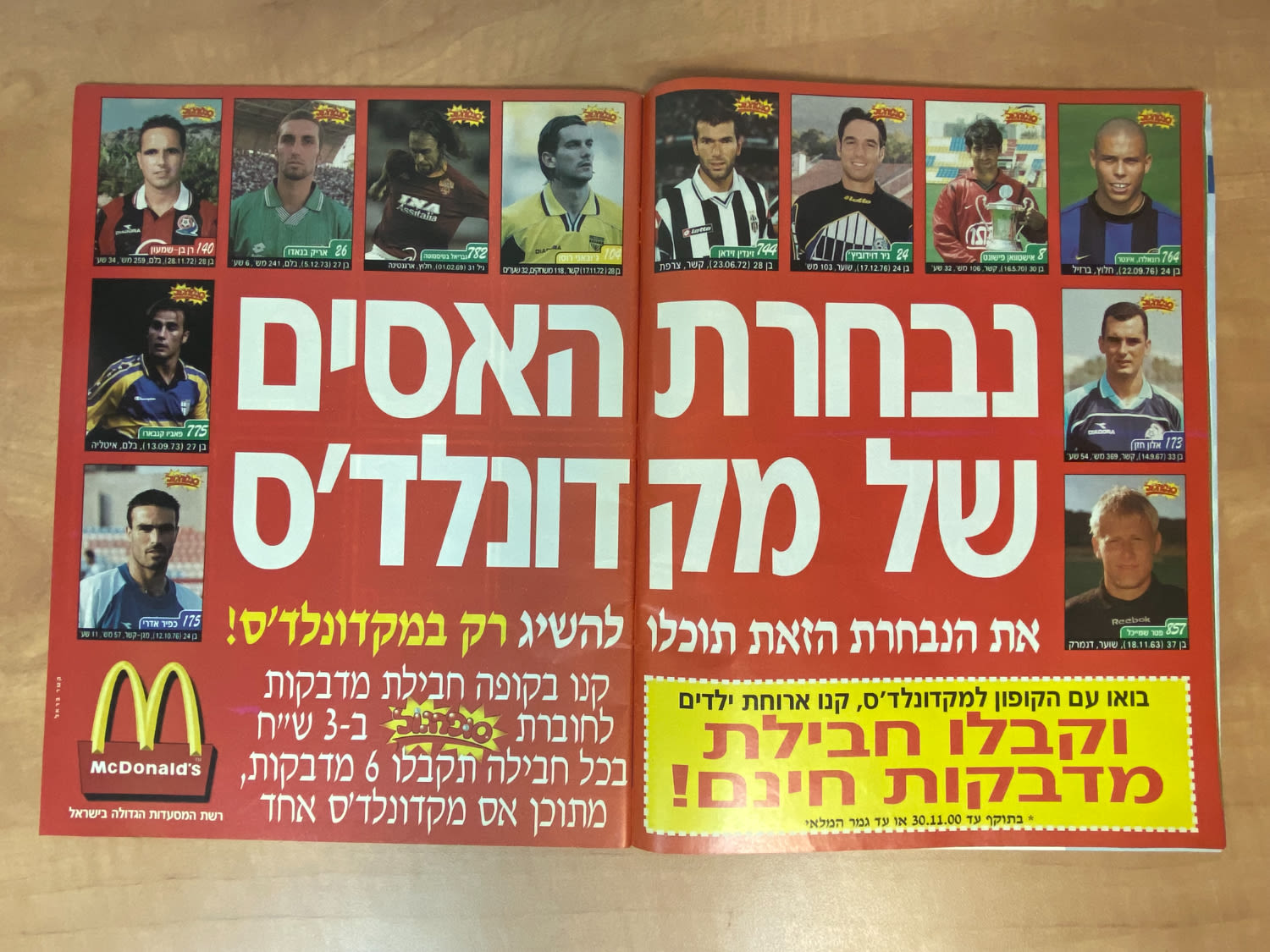 אלבומי מדבקות - אלבום סופרגול 2001 - כמעט ריק, ישנם רק 5 מדבקות מודבקות
סוּפרגוֹל הוא שמו של אלבום ... - 1 42