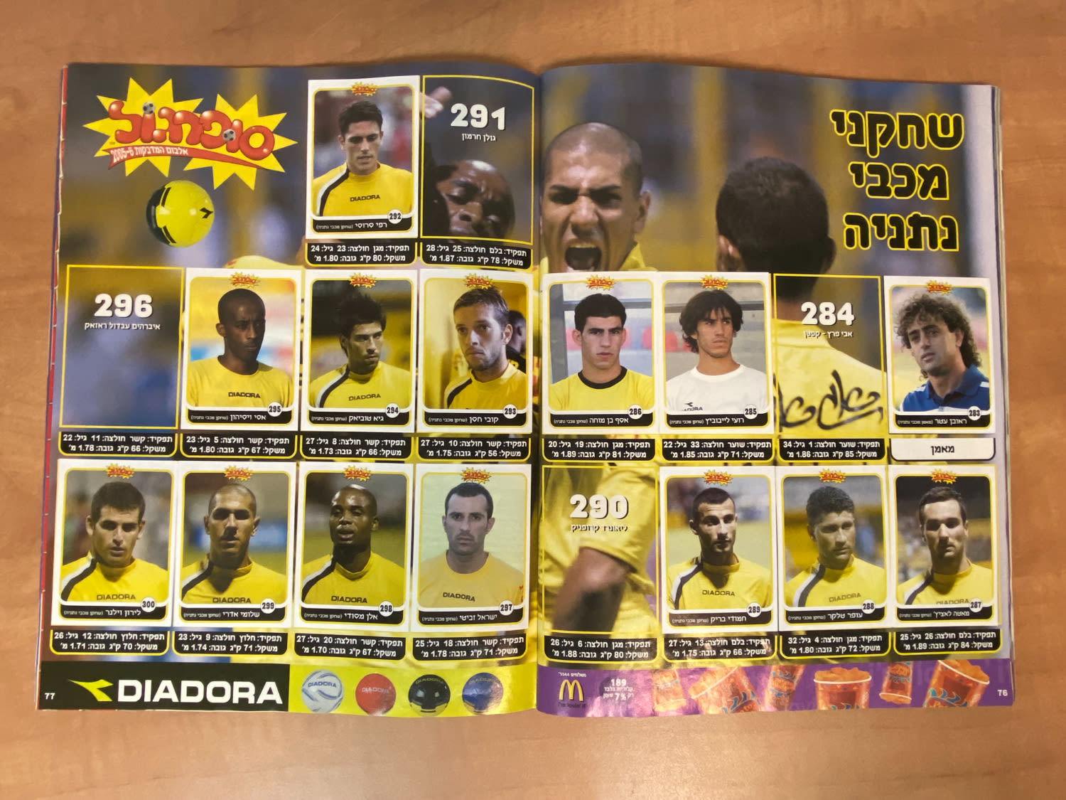 אלבומי מדבקות - אלבום סופרגול 2005-2006, מלא חלקית, מצב טוב מאוד-מצוין
סוּפרגוֹל הוא שמו של אלבום ... - 1 32
