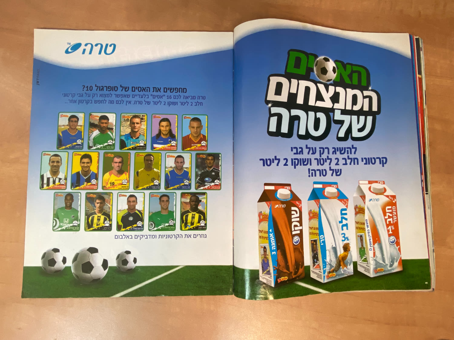 אלבומי מדבקות - אלבום סופרגול 2006-2007, אלבום העשור, מלא חלקית, נמצאים גם קלפים אסים של ידיעות (נגזרו מעיתון) ... - 1 13