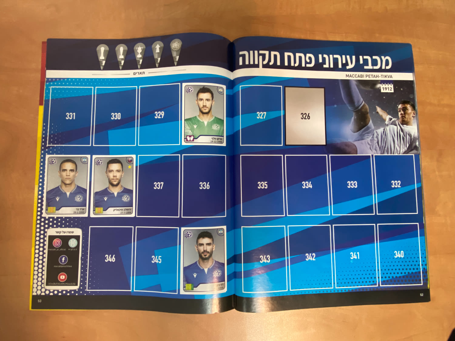 אלבומי מדבקות - אלבום מדבקות "Football Stars" (כוכבי כדורגל), אלבום המדבקות הרשמי לשנת 2021-22 בישראל - הוצאת פניני ... - 1 20