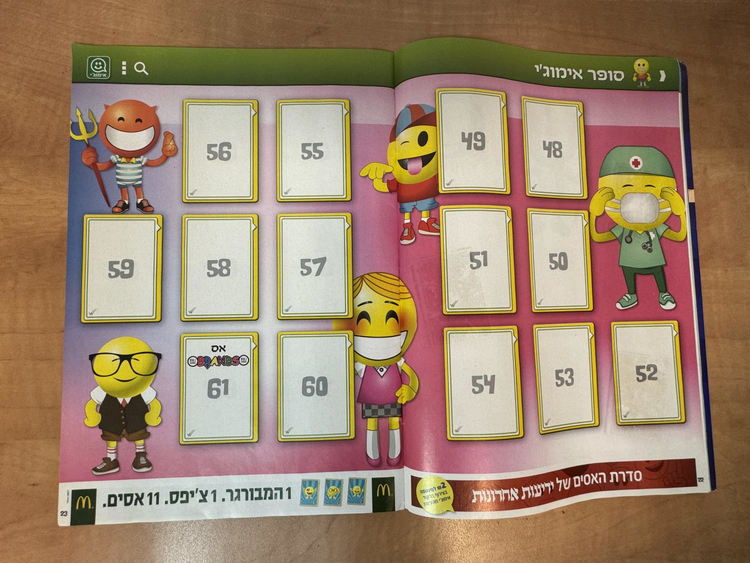 אלבומי מדבקות - אלבום מדבקות אימוג'י, כמעט ריק - עברית, מצב מצוין
אמוג'י: הסרט הוא סרט הנפשה ממוחשבת ... - 1 3