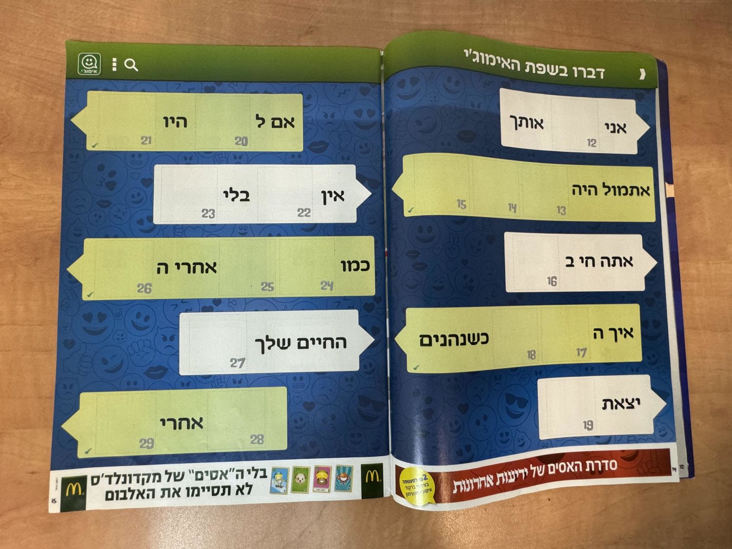 אלבומי מדבקות - אלבום מדבקות אימוג'י, כמעט ריק - עברית, מצב מצוין
אמוג'י: הסרט הוא סרט הנפשה ממוחשבת ... - 1 34