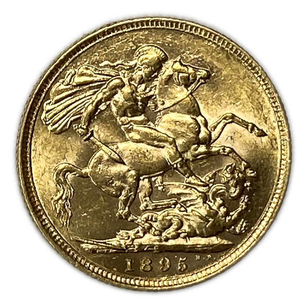 England (Great Britain), Australia S - 1 Sovereign (Sovereign) 1895 S - Victoria 3nd portrait - AU condition ...