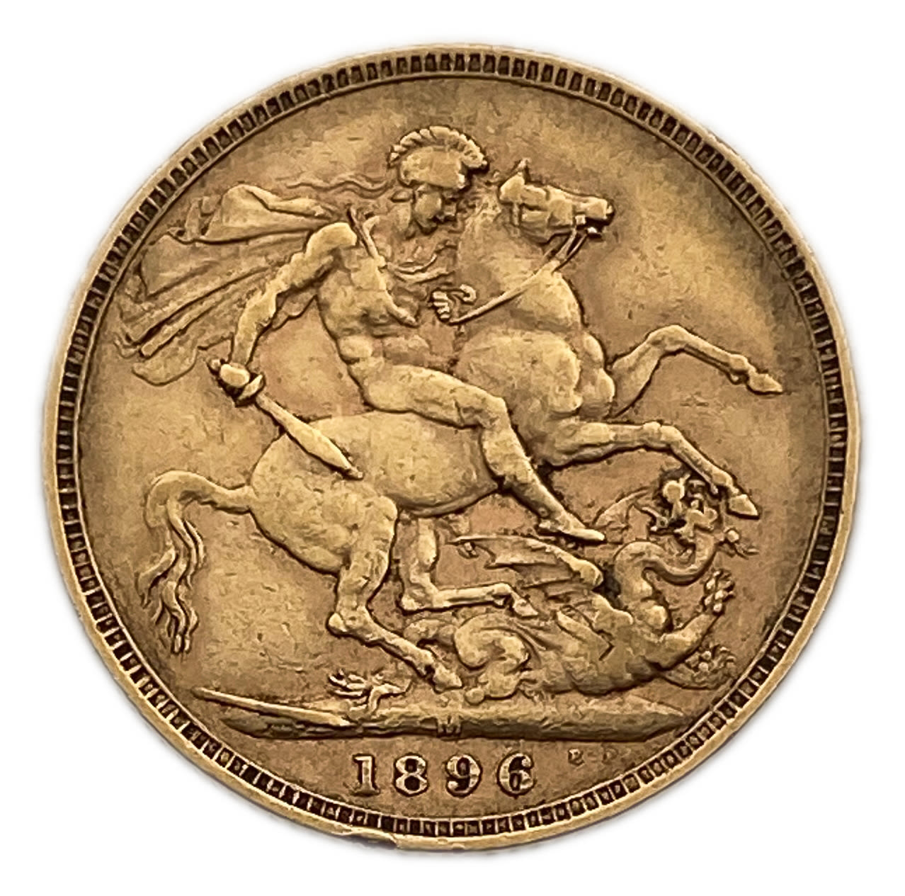 England (Great Britain), Australia M - 1 Sovereign (Sovereign) 1896 M - Victoria 3nd portrait - XF condition ...