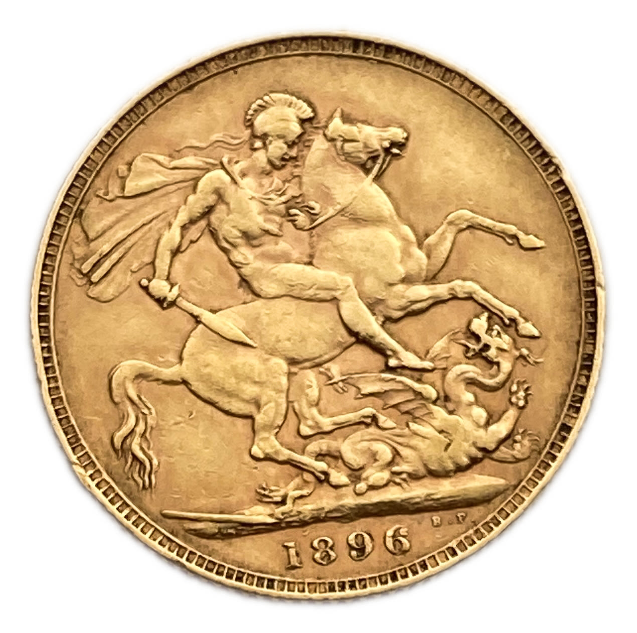 England (Great Britain) - 1 Sovereign (Sovereign) 1896 - Victoria 3nd portrait - VF condition
...