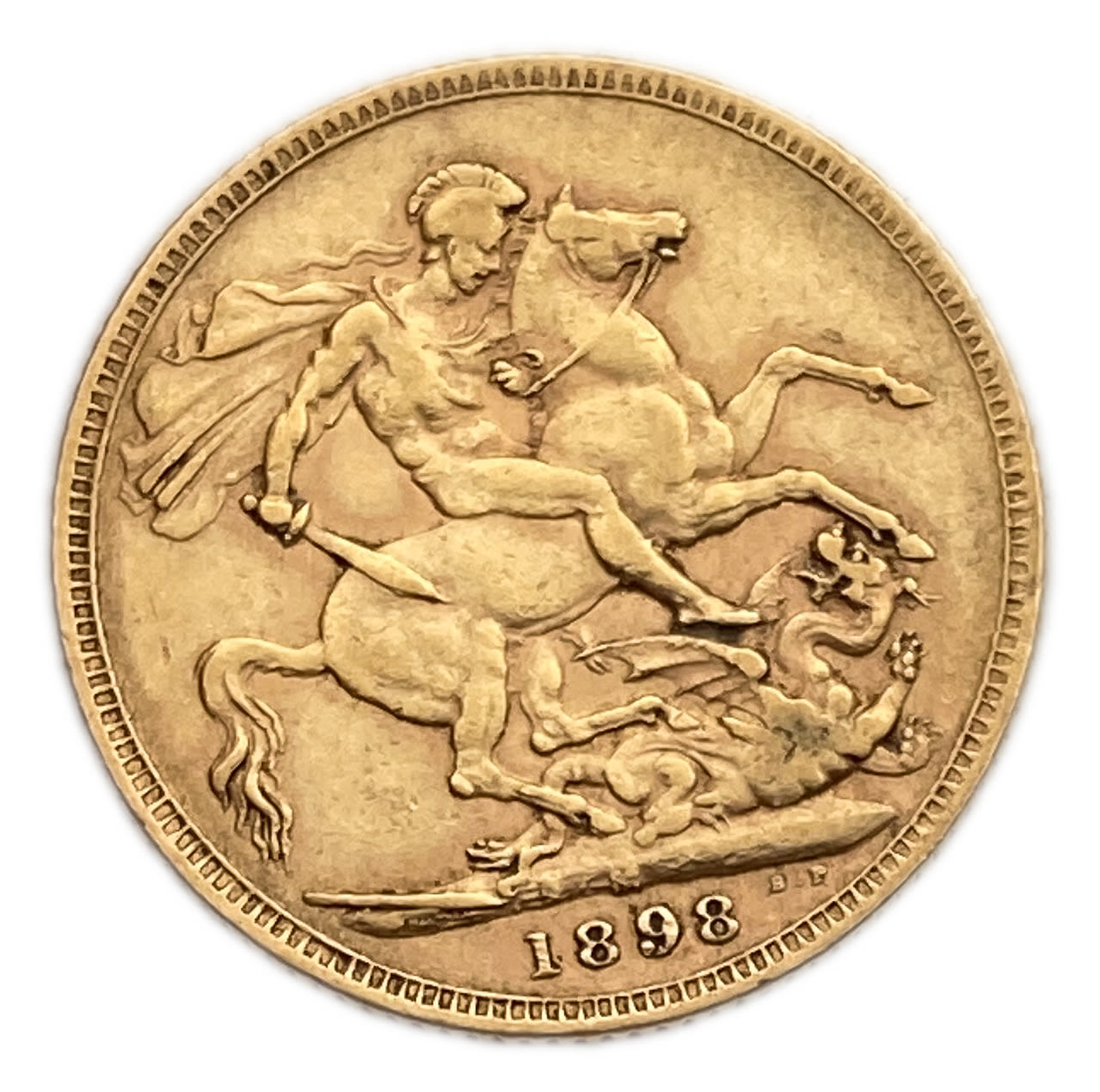 England (Great Britain) - 1 Sovereign (Sovereign) 1898 - Victoria 3nd portrait - VF condition
...