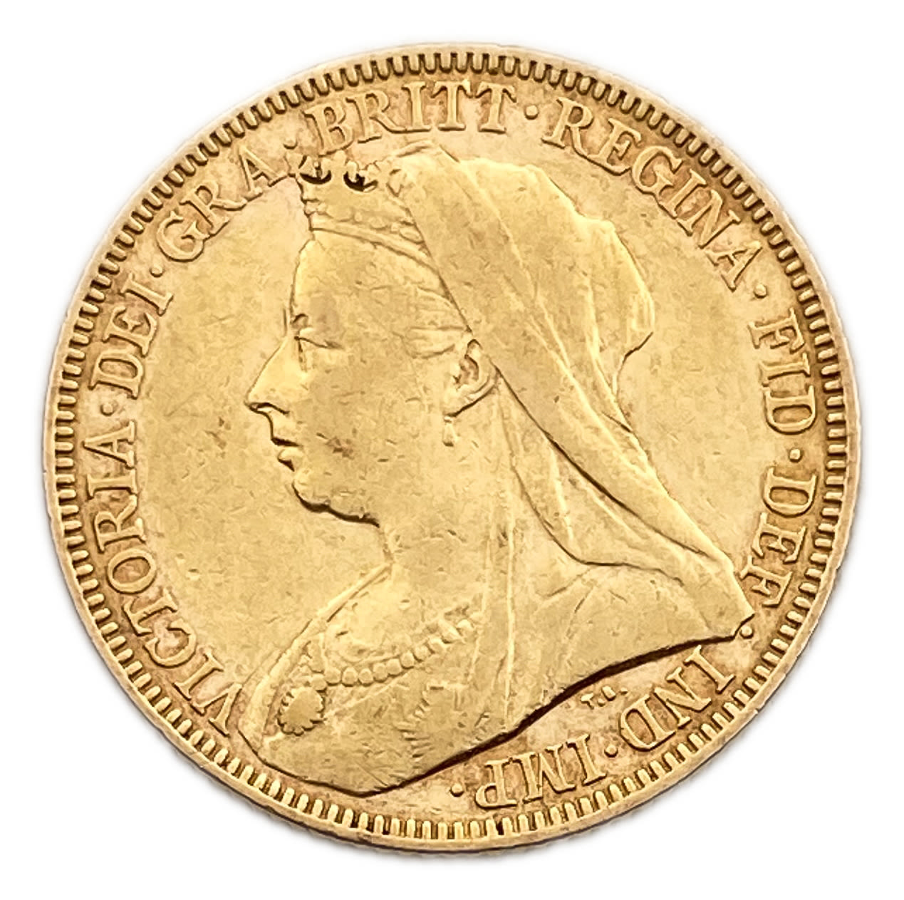 England (Great Britain), Australia M - 1 Sovereign (Sovereign) 1896 M - Victoria 3nd portrait - XF condition ... - 1 1